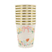 Elegant Floral Cups 9 oz. | 8 ct - Zurchers