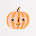 Meri Meri Halloween Pink & Orange Stripy Pumpkin Napkins | 16 ct - Zurchers