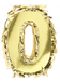 Metallic Gold Fringe Number Mini Piñata 6" | 1ct - Zurchers