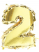 Metallic Gold Fringe Number Mini Piñata 6" | 1ct - Zurchers