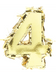 Metallic Gold Fringe Number Mini Piñata 6" | 1ct - Zurchers