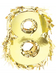 Metallic Gold Fringe Number Mini Piñata 6" | 1ct - Zurchers