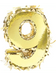 Metallic Gold Fringe Number Mini Piñata 6" | 1ct - Zurchers