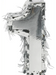 Metallic Silver Fringe Number Mini Piñata 6" | 1 ct - Zurchers