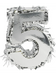 Metallic Silver Fringe Number Mini Piñata 6" | 1 ct - Zurchers