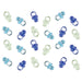 Mini - Pacifiers Party Favors Blue 1" x 1/2" | 24ct - Zurchers