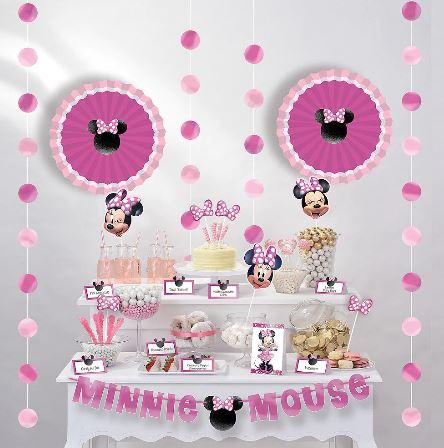 Minnie Mouse Buffet Table Decorating Kits | 23pcs - Zurchers