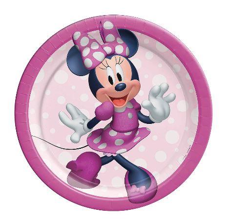 Minnie Mouse Dessert Plates 7'' | 8 ct - Zurchers