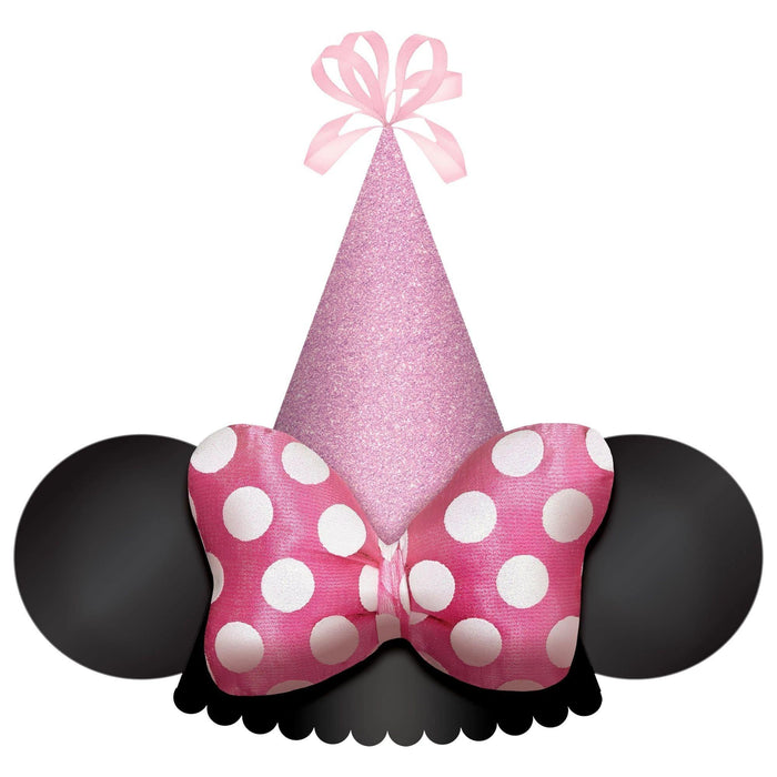 Minnie Mouse Forever Deluxe Cardstock and Fabric Hat 7" | 1ct - Zurchers