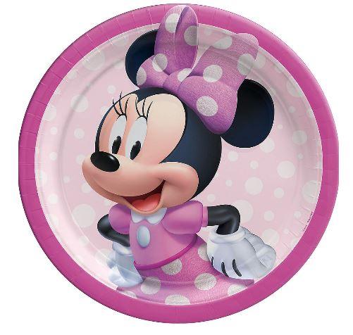 Minnie Mouse Lunch Plates 9'' | 8 ct - Zurchers