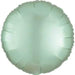Mint Green Satin Round Mylar Balloon 18" | 1 ct - Zurchers