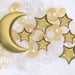 Moon & Stars Foil Balloon Accent Kit - White Gold | 1 ct - Zurchers