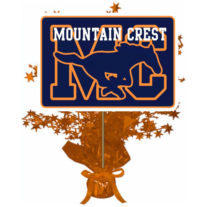Mountain Crest High School Centerpiece Spray 14" | 1 ct - Zurchers
