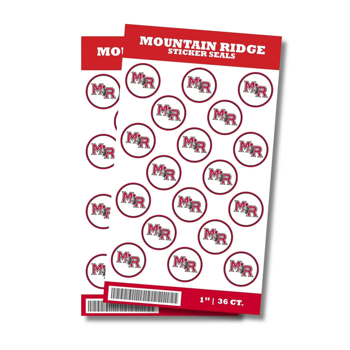 Mountain Ridge High School Sticker Seal 1" | 36 ct - Zurchers