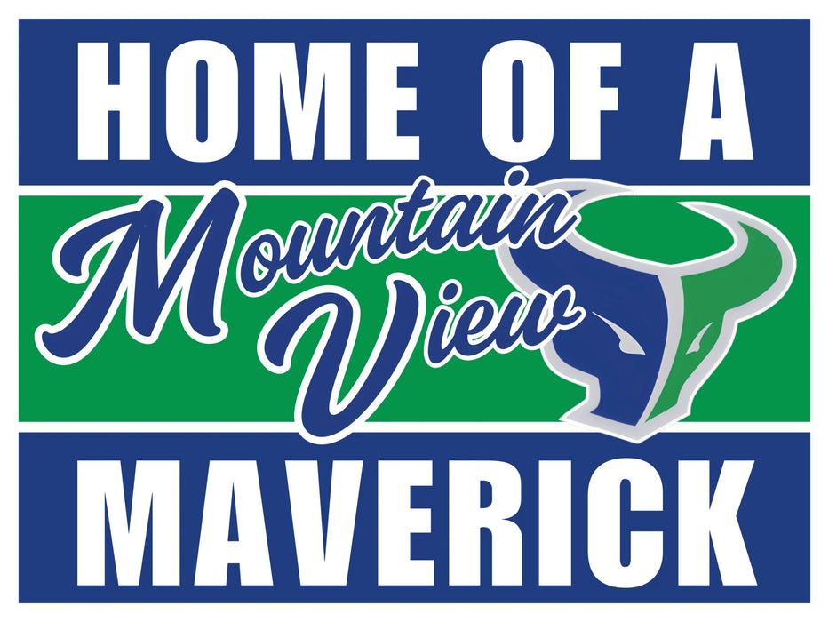 Mountain View ID High School Spirit Yard Sign 24" x 18" | 1 ct - Zurchers