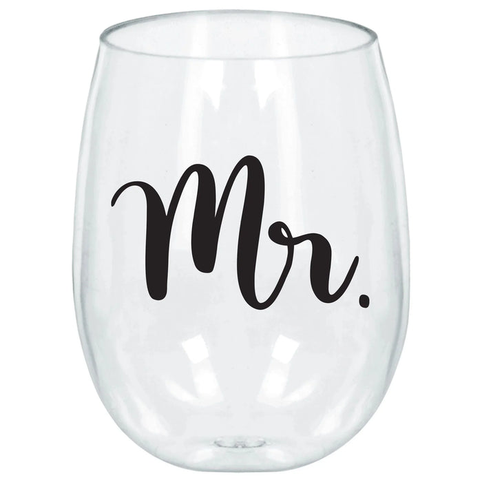 Mr. Stemless Wine Glass | 1ct - Zurchers