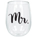 Mr. Stemless Wine Glass | 1ct - Zurchers