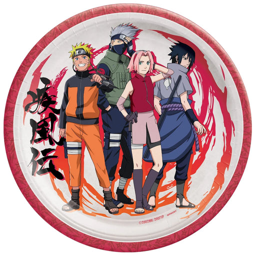 Naruto Paper 9" Lunch Plates | 8ct - Zurchers