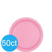New Pink Dessert Paper Plates 6.75" | 50ct - Zurchers