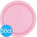 New Pink Dinner Paper Plates 10" | 50ct - Zurchers