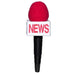News Reporter Microphone Prop 10" | 1 ct - Zurchers