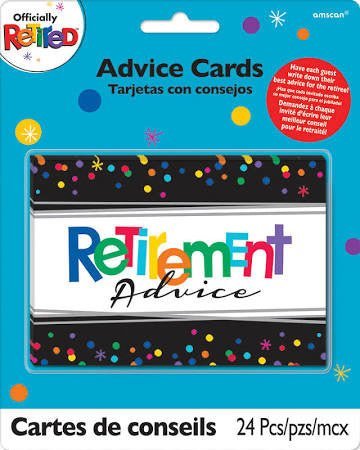 Officially Retired Advice Cards | 24 ct - Zurchers