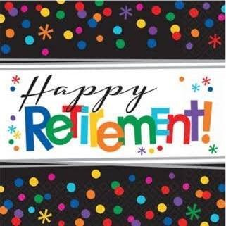 Officially Retired Lunch Napkins | 16 ct - Zurchers