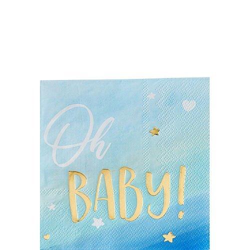 Oh Baby Boy Beverage Napkins | 16ct - Zurchers