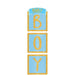 Oh Baby Boy Glitter Hanging Decoration | 1ct - Zurchers