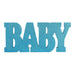 Oh Baby Boy Glitter Blue Baby Sign 8"x18" | 1ct - Zurchers