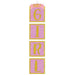 Oh Baby Girl Glitter Hanging Decoration | 1ct - Zurchers