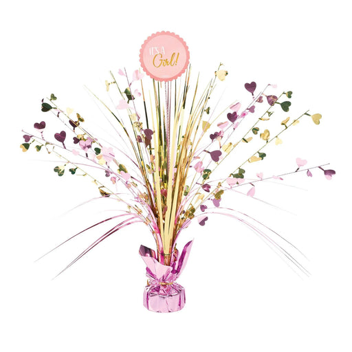 Oh Baby It's A Girl Centerpiece Spray 18" | 1ct - Zurchers