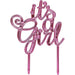 Oh Baby Its A Girl Plastic Cake Topper | 1ct - Zurchers