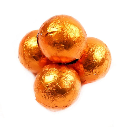 Milk Chocolate Orange Foil Balls 1.5lbs | 1ct - Zurchers