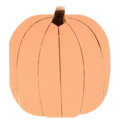 Pastel Halloween Pumpkin Napkins 6.5" | 16ct - Zurchers