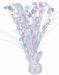 White Iridescent Cascade Balloon Weight 15" | 1ct - Zurchers