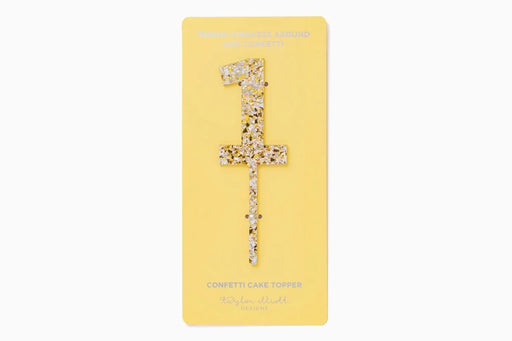 Pearl Confetti Cake Topper 1 | 1ct - Zurchers