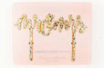 Pearl Confetti Cake Topper Mr & Mrs 8.5" | 1ct - Zurchers