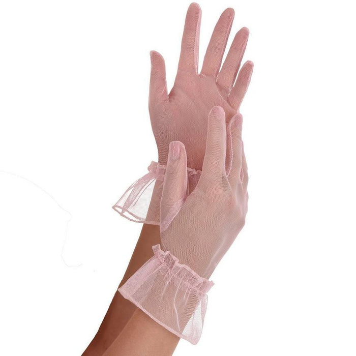 Pink Mesh Gloves | 1 pr - Zurchers