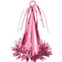 Pink Party Hat Balloon Weight | 1 ct - Zurchers