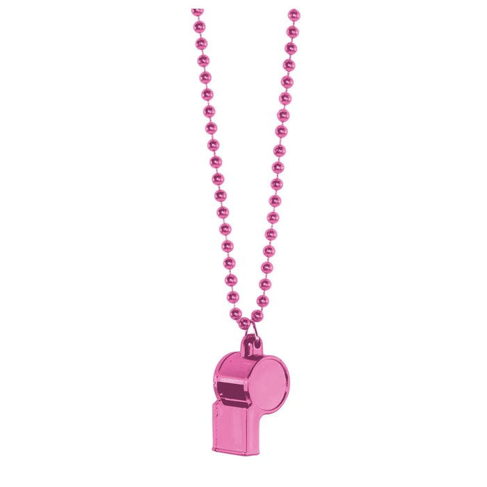 Pink Whistle On Bead Necklace | 1ct - Zurchers