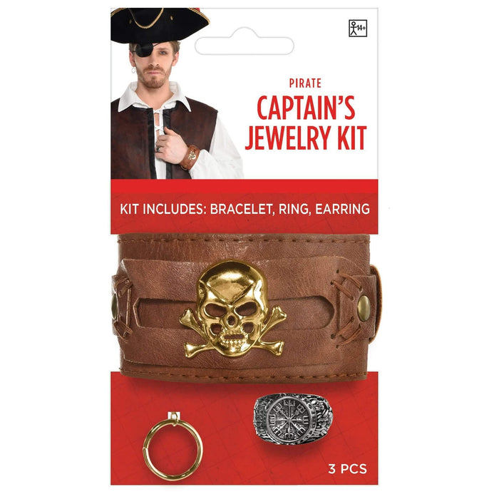 Pirate Captain Jewelry Kit | 3pcs - Zurchers
