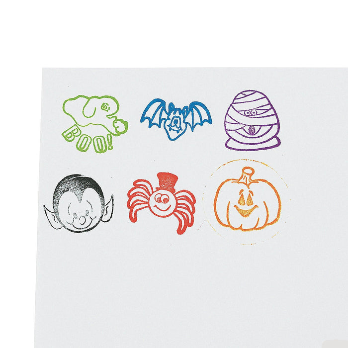 Plastic Halloween Stampers 1.5" | 6 ct - Zurchers