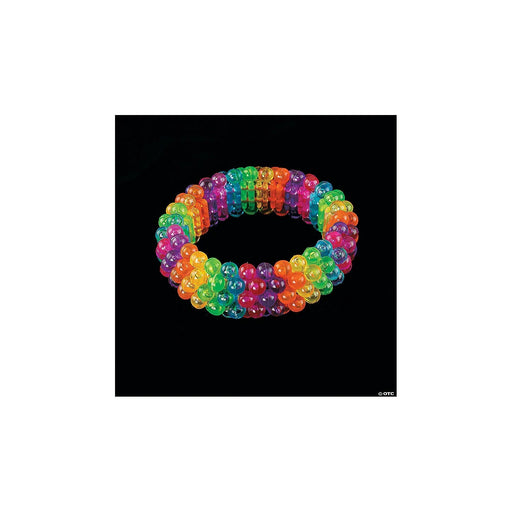 Plastic Beaded Rainbow Bracelets | 12ct - Zurchers