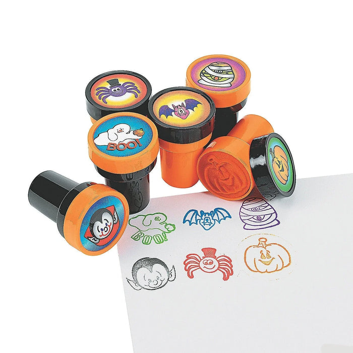 Plastic Halloween Stampers 1.5" | 6 ct - Zurchers