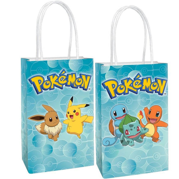 Pokemon Paper Gift Bags 8" | 8ct - Zurchers