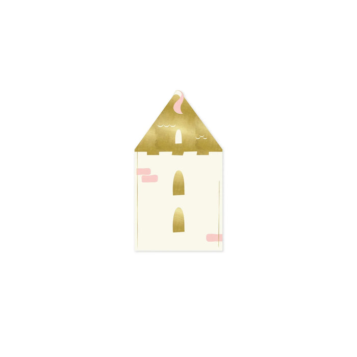 Princess Castle Shaped Guest Napkins | 18 ct - Zurchers