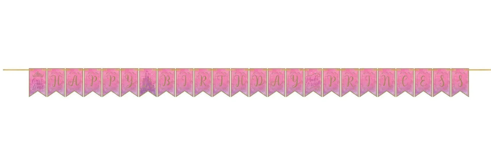 Princess Happy Birthday Pennant Banner | 1 ct - Zurchers