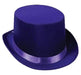 Purple Satin Sleek Top Hat | 1ct - Zurchers
