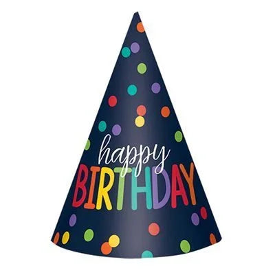 Rainbow Party Cone Hats 12pk | 1 ct - Zurchers